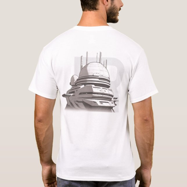 T-shirt Sci-Fi Traverser l'univers 02 B Retour (Dos)