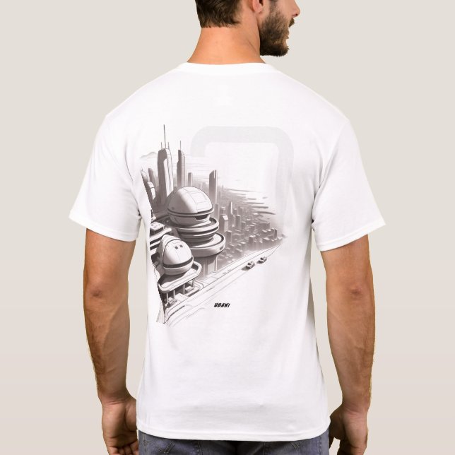 T-shirt Sci-Fi Traverser l'Univers 03 D Retour (Dos)