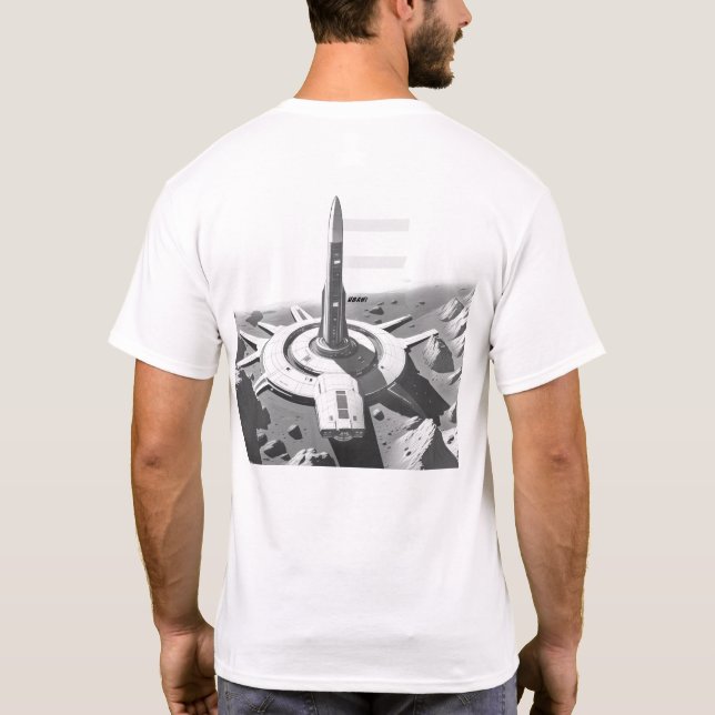 T-shirt Sci-Fi Traverser l'univers 03 E Retour (Dos)