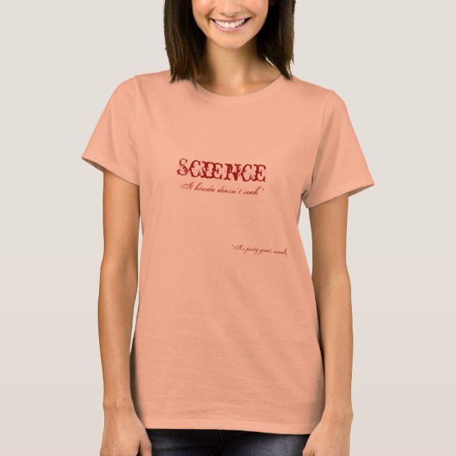 T-shirt Science (Devant)