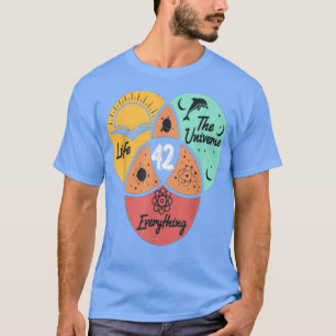 T-shirt Science 42 La Réponse À La Vie L'Univers Et Eve
