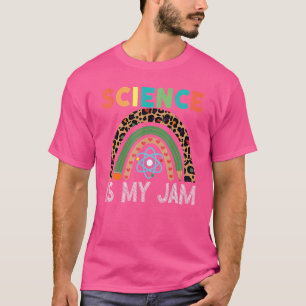 T-shirt Science arc-en-ciel La science est mon professeur
