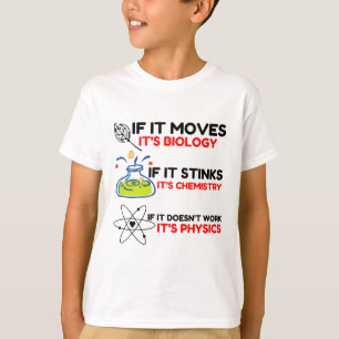 T-SHIRT SCIENCE BIOLOGY CHIMIISTRY PHYSICS