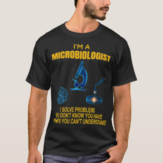 T-shirt Science Biology Microbiology Lab Teacher Bacteria 