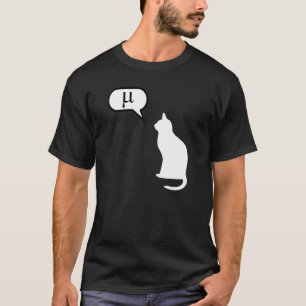T-shirt Science Cat - Math Cat, Statistics Cat, Biologie C