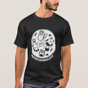 T-shirt Science Cat Meowcro biologie