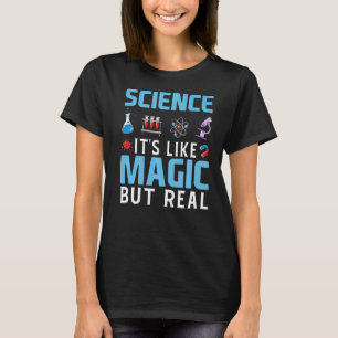 T-shirt Science C'est comme la magie mais la vraie maths c