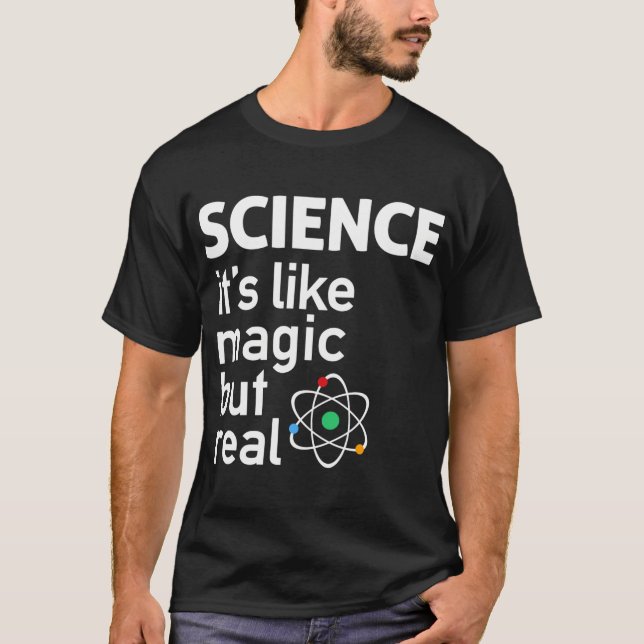 T-shirt SCIENCE C'est comme par magie ami (Devant)
