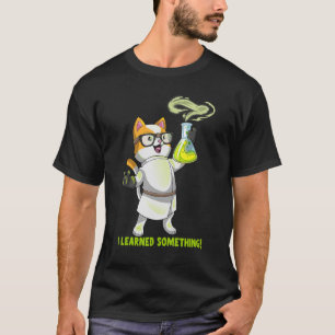 T-shirt Science Chimie Chat Cute Cation Elémen Pawsitive