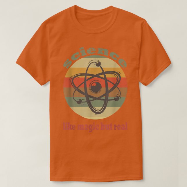 T-SHIRT SCIENCE COMME MAGIQUE MAIS VRAIMENT SCIENTIFIQUE G (Design devant)