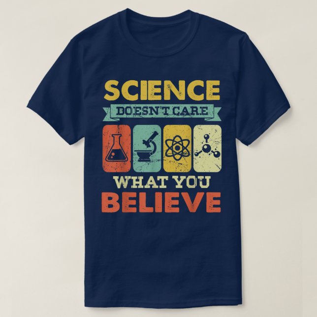 T-shirt Science cool Art Pour Hommes Femmes Scientifique L (Design devant)