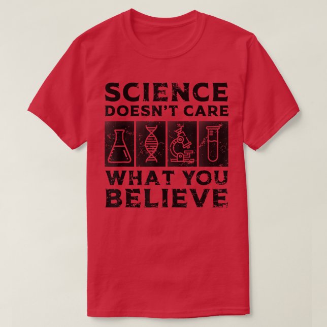 T-shirt Science cool Art Pour Hommes Femmes Scientifique L (Design devant)