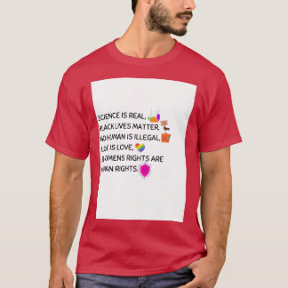T-shirt Science de l'art progressiste BLM LGBT Féminisme