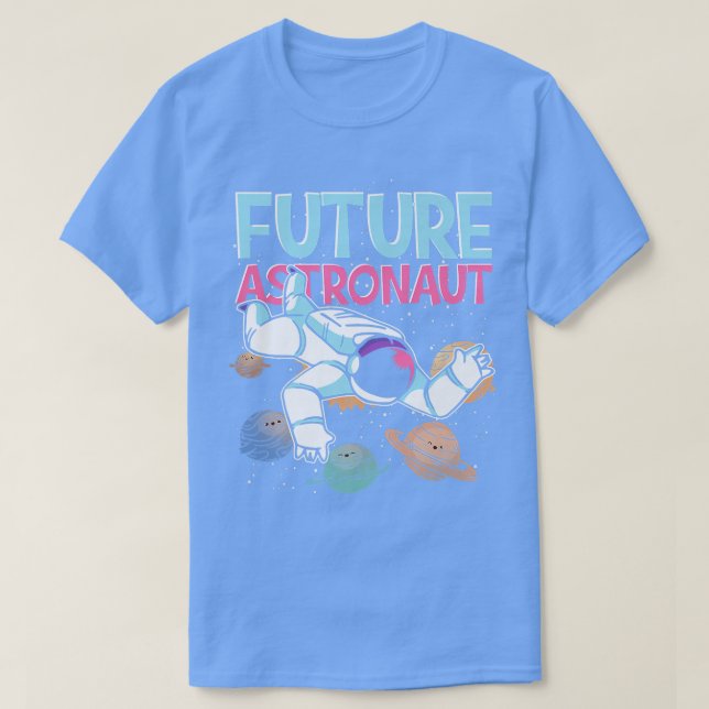 T-shirt Science de l'espace Galaxie Planètes Espace Futur  (Design devant)