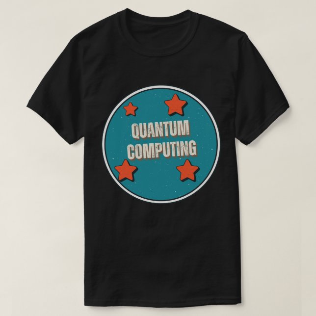 T-shirt Science de l'informatique quantique (Design devant)