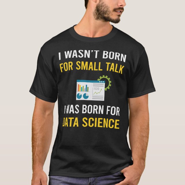 T-shirt Science des données à petite taille (Devant)
