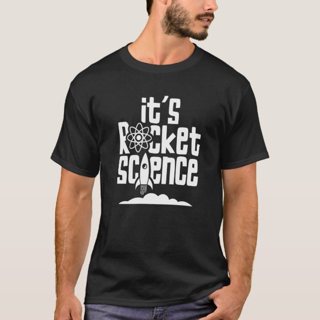 T-shirt Science des fusées Dire Scientifique Aérospatiale (Devant)