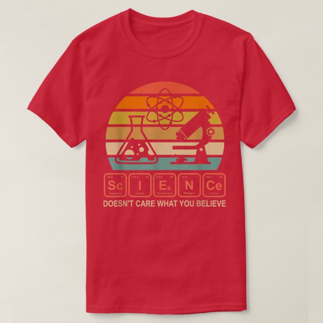 T-shirt Science Doesnt (Design devant)
