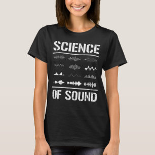 T-shirt Science Du Son Audio Chanson Music Guy