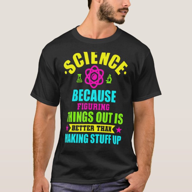 T-shirt Science Enfants Hommes Cool Professeur de sciences (Devant)