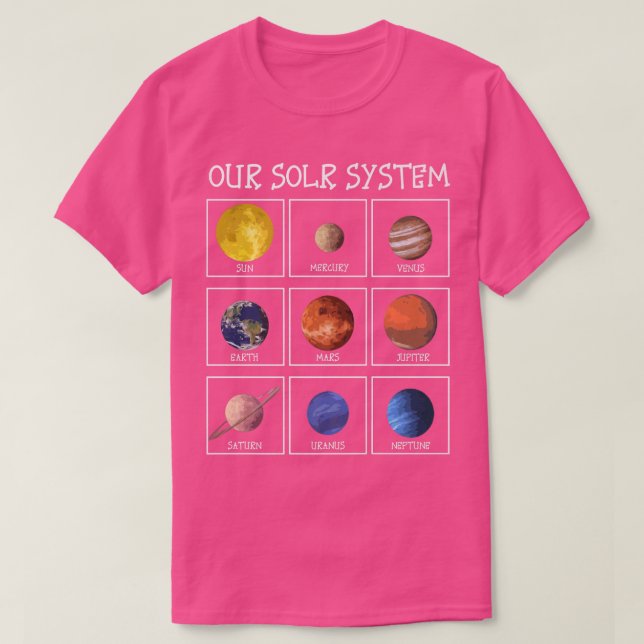 T-shirt Science Espace extra-atmosphérique (Design devant)