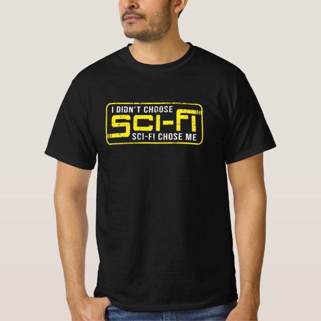 T-shirt Science Fiction Espace Ufo Sci-Fi Alien Drôle Cade (Devant)