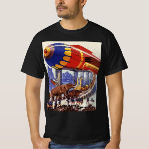 T-shirt Science-fiction vintage, animaux sauvages de Noah'