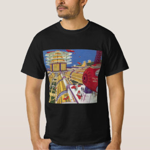 T-shirt Science-fiction vintage, Futuriste New York