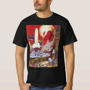 T-shirt Science-fiction vintage, la cité perdue d'Atlantis