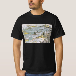 T-shirt Science-Fiction vintage Voitures futuristes, Taxi