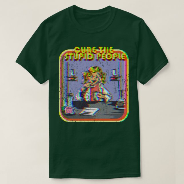 T-shirt Science Funny Sarcastic Vintage Retro Premium1921 (Design devant)