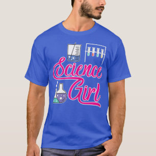 T-shirt Science Girl STEM Biologie Chimie Physique Femmes