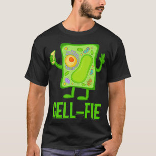 T-shirt Science Graphique Cellule Fie Selfie Professeur De