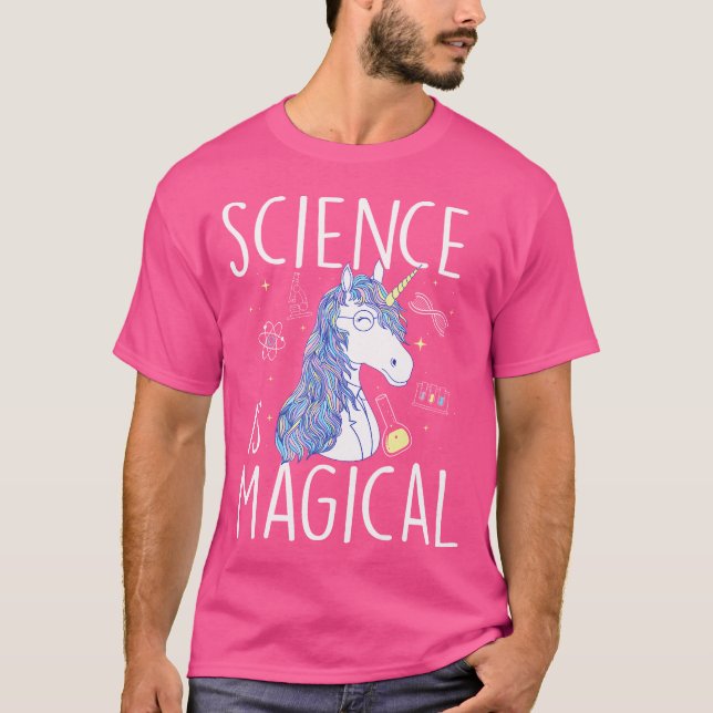 T-shirt Science Is Magical - Science Fan Chemistry Student (Devant)