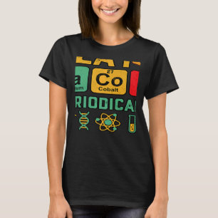 T-shirt Science Je Mange Des Tacos Périodiquement Enseigna