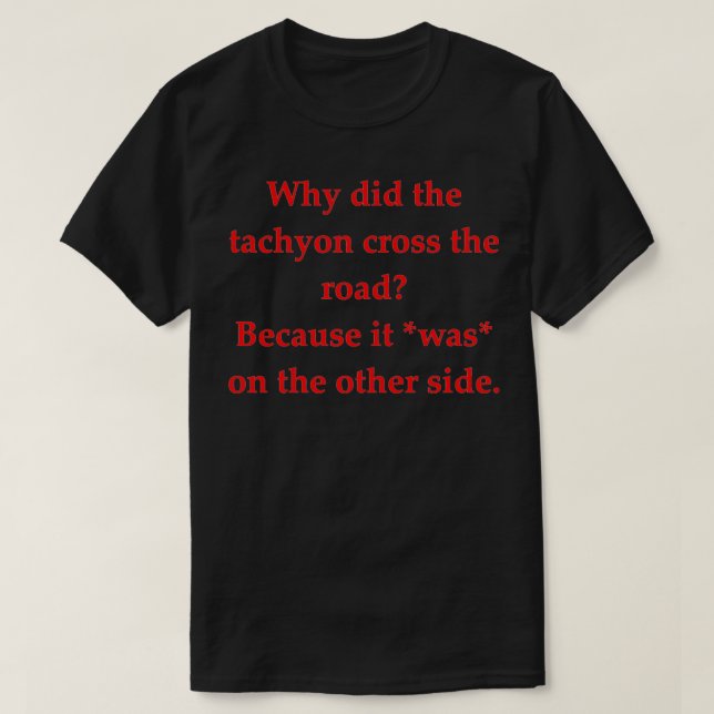 T-shirt Science Joke 31 (Design devant)