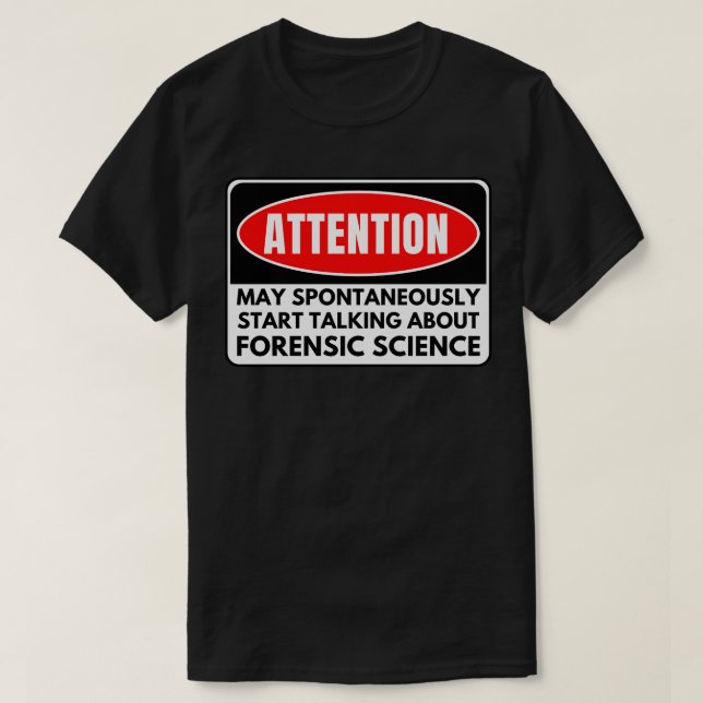 T-shirt Science judiciaire (Design devant)