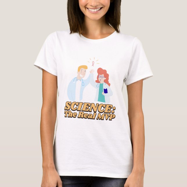 T-shirt Science : Le vrai jeu de pierres MVP (Devant)