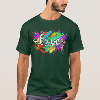 T-shirt Science Love Colorful Typography Science teacher P