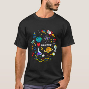 T-shirt Science Lover Chimie Biologie Physique Love Scien