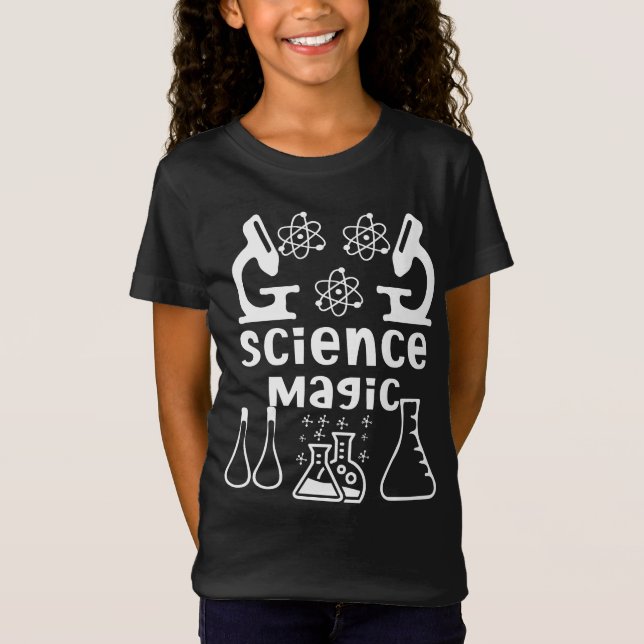 T-Shirt Science Magic Girls (Devant)