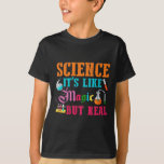 T-shirt Science Magie Futur Scientifique Étudiant en chimi<br><div class="desc">Funny Nerdy Science Surprise pour un étudiant,  chimiste,  physicien,  enseignant,  scientifique ou pharmacien. Cadeau idéal pour tous les scientifiques qui aiment expérimenter ou faire une expérience en laboratoire ou en laboratoire.</div>