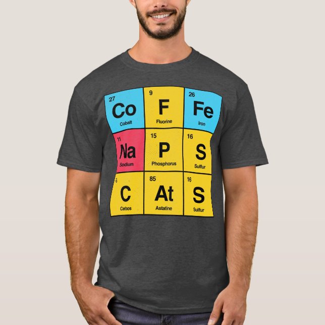 T-shirt Science Naps Cats by Tobe Fonseca (Devant)