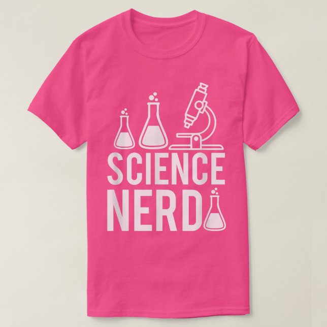T-shirt Science Nerd Science Chemistry Biology Physics Tea (Design devant)