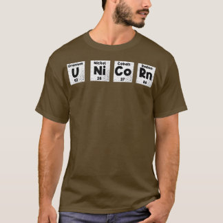 T-shirt Science Périodiquement Unicorn Chimie Physique Stu