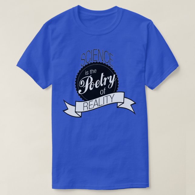 T-shirt Science Poésie de la réalité tasses (Design devant)