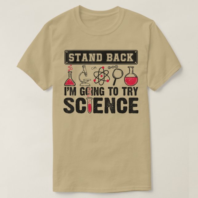 T-shirt Science pour scientifiques et chimistes avancés180 (Design devant)