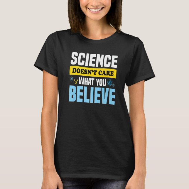 T-shirt Science Pour Scientifiques Hommes Femmes Sciences (Devant)