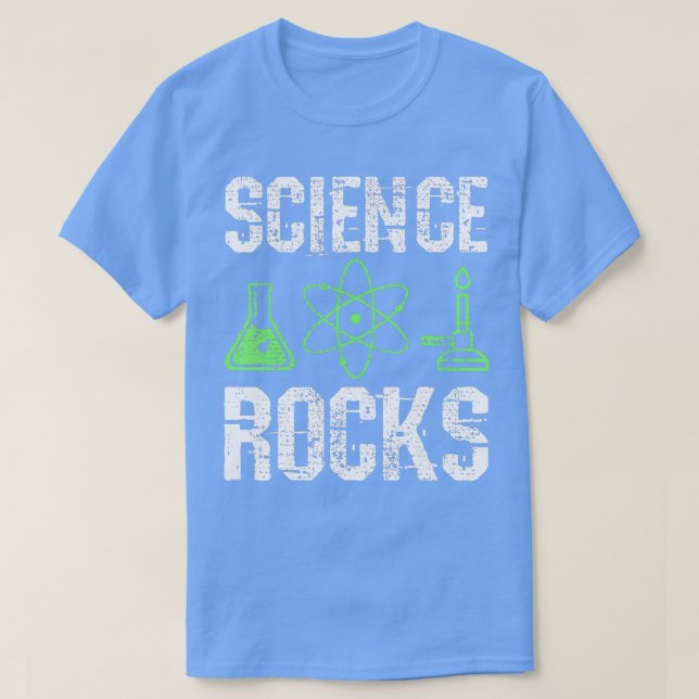 T-shirt Science Rocks Biologiste Chimie Professeur de phys (Design devant)