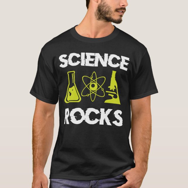 T-shirt Science Rocks Chimiste Science Chimie (Devant)